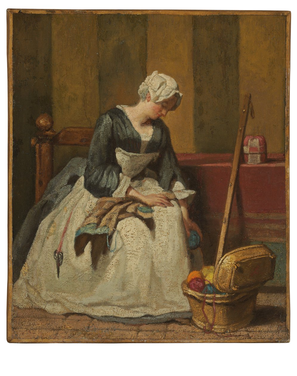 La brodeuse - Jean-Baptiste Simeon Chardin