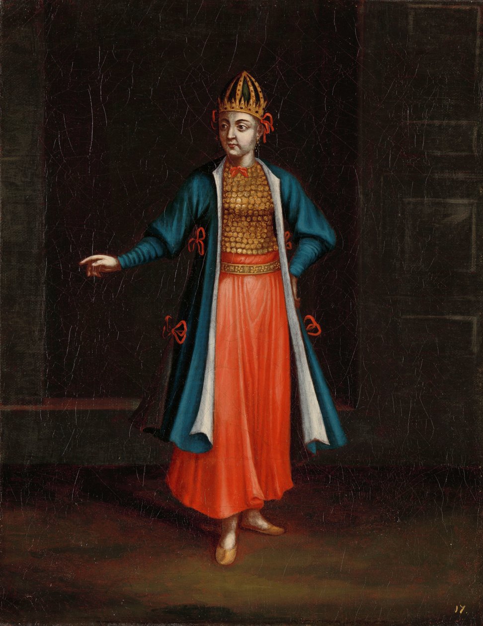 Femme de la Côte Bulgare - Jean Baptiste Vanmour (workshop of)