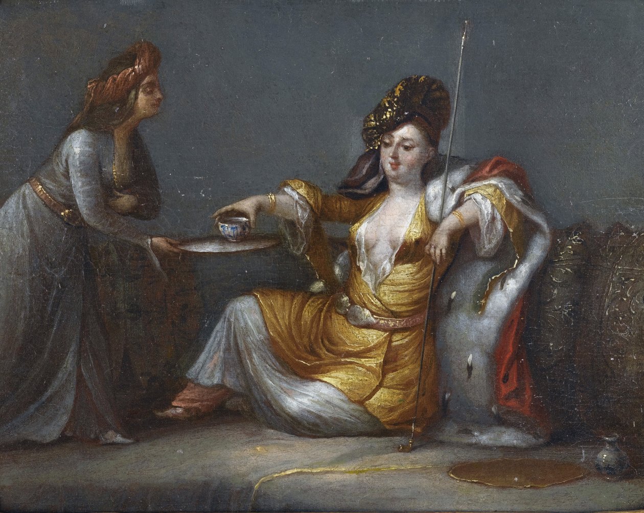 "La sultane prenant son café" - Jean Baptiste Vanmour
