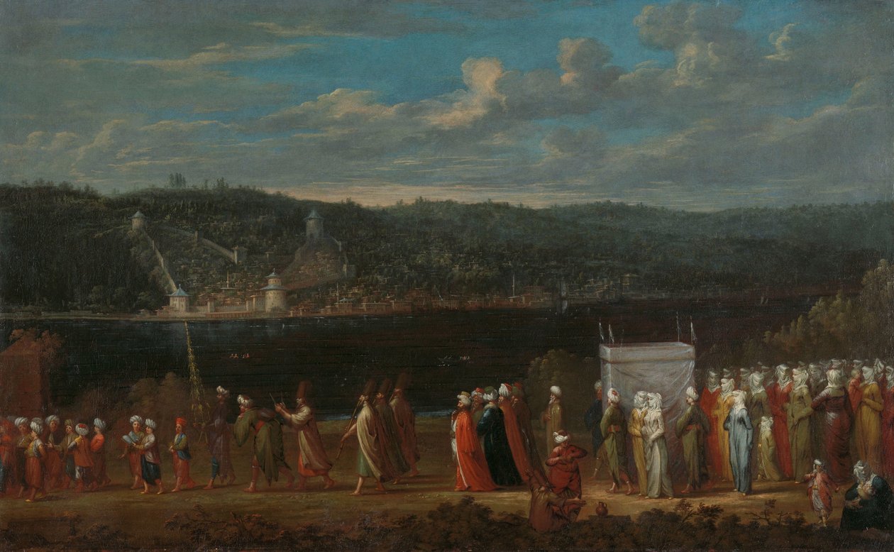 Procession de mariage sur le Bosphore - Jean Baptiste Vanmour