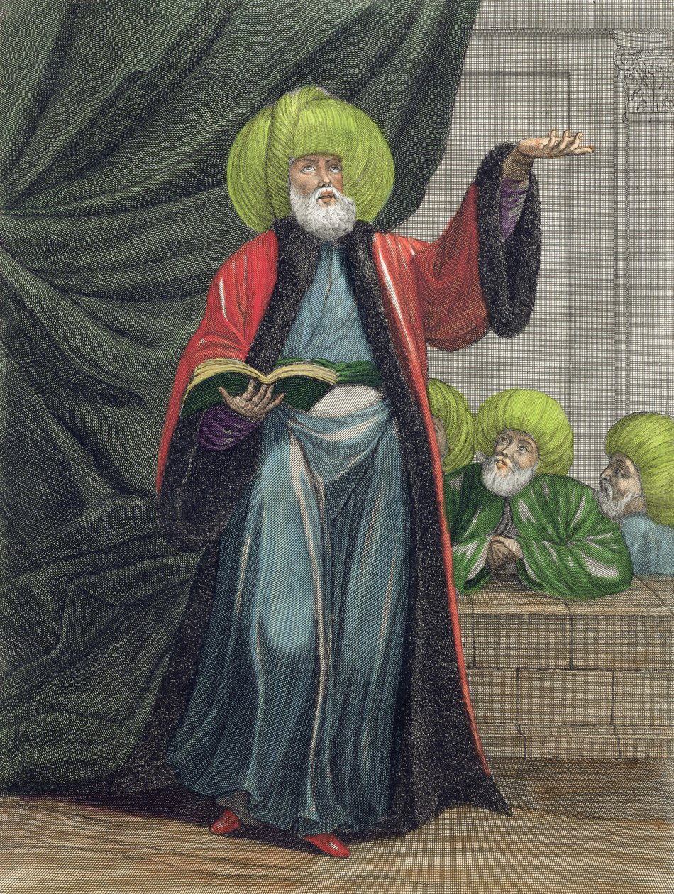 Le Mufti, ou Maître de la Loi, planche 20 de Recueil de Cent Estampes représentant différentes Nations du Levant tirées sur les Tableaux Peints d