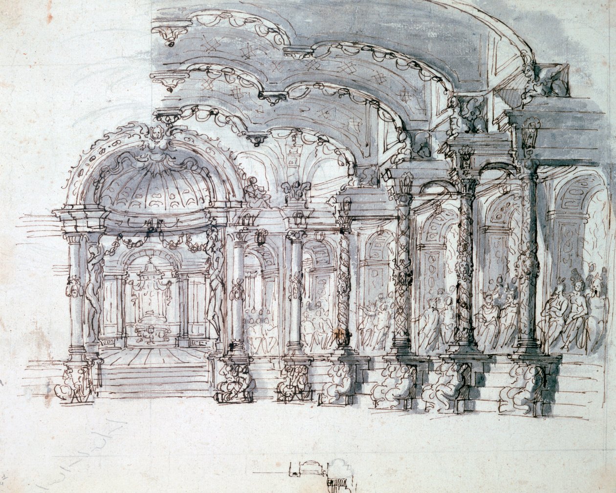 Décor de scène pour l