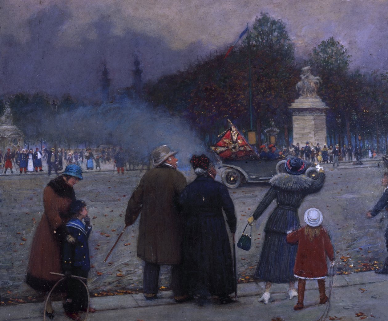Drapeau allemand porté aux Invalides, c. 1914 - Jean Beraud