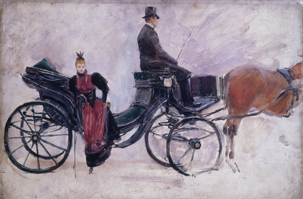 La Victoria, vers 1880 (huile sur bois) - Jean Beraud