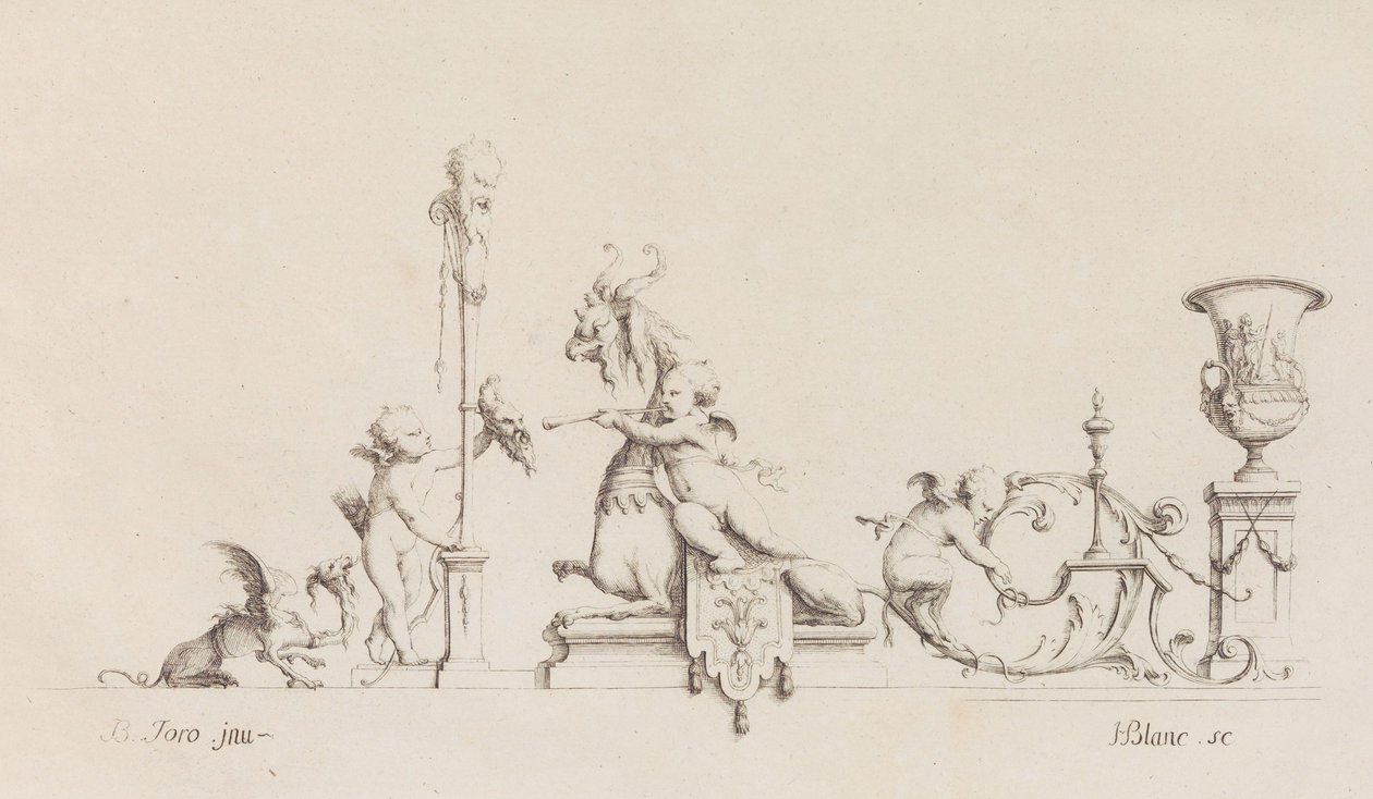 Desseins à plusieurs usages inventés par M. B. Toro, 1718 ou après - Jean Bernard Toro