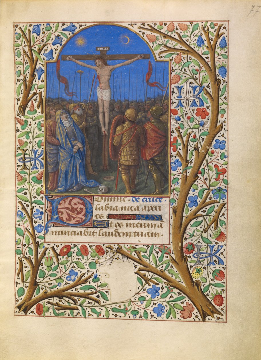 Die Kreuzigung - Jean Bourdichon