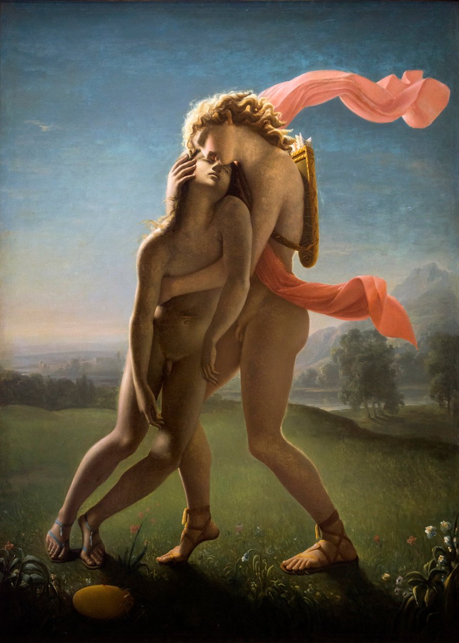 La mort d'Hyacinthe, 1801 | Jean Broc | Estampe d'art