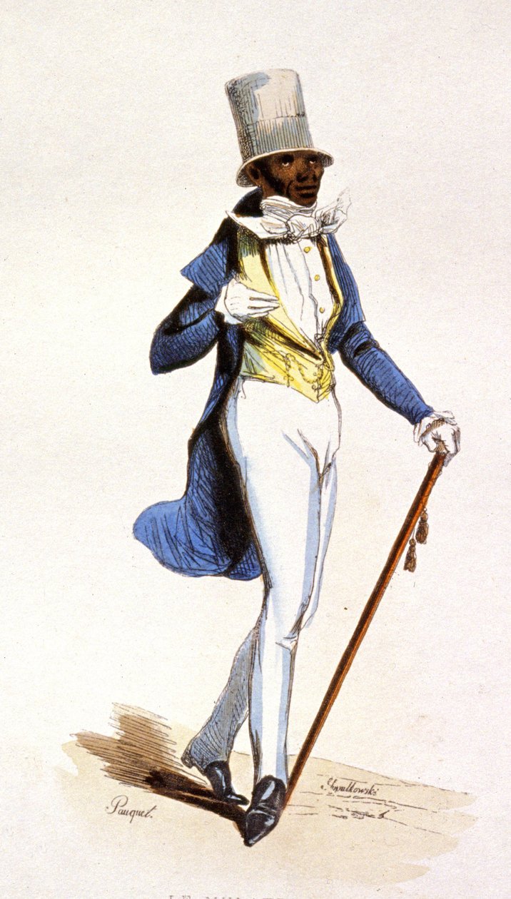 Un mulâtre aux Antilles françaises, vers 1850 - Jean Charles (1800 79) Pauquet