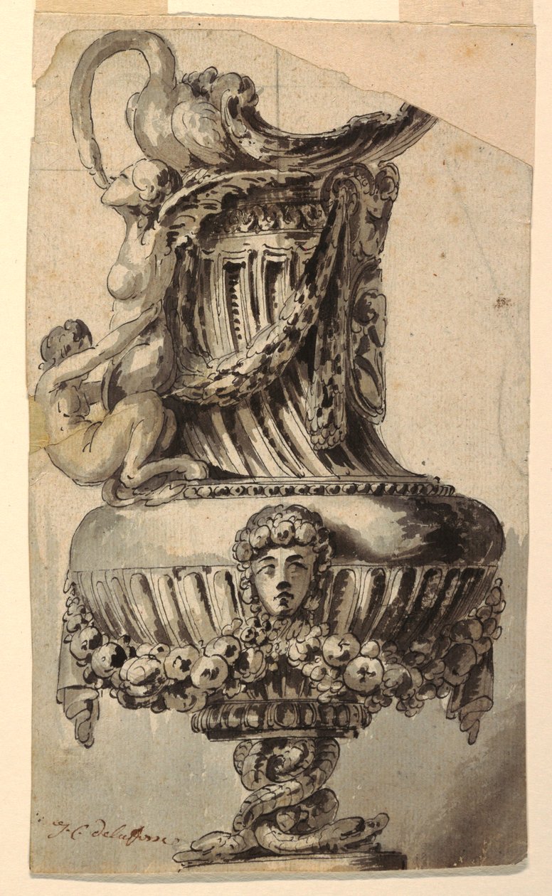 Conception pour une aiguière décorative - Jean Charles Delafosse