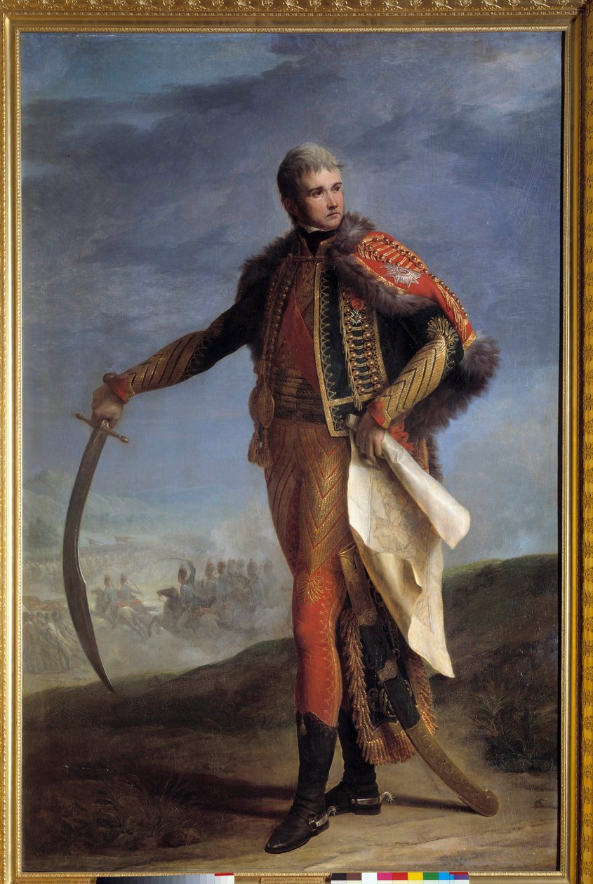 Portrait en pied de Jean Lannes (1769-1809) Duc de Montebello, maréchal de l