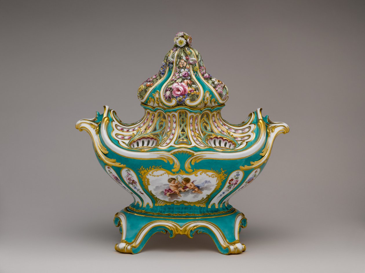 Vase pot pourri de Sèvres - Jean Claude Duplessis