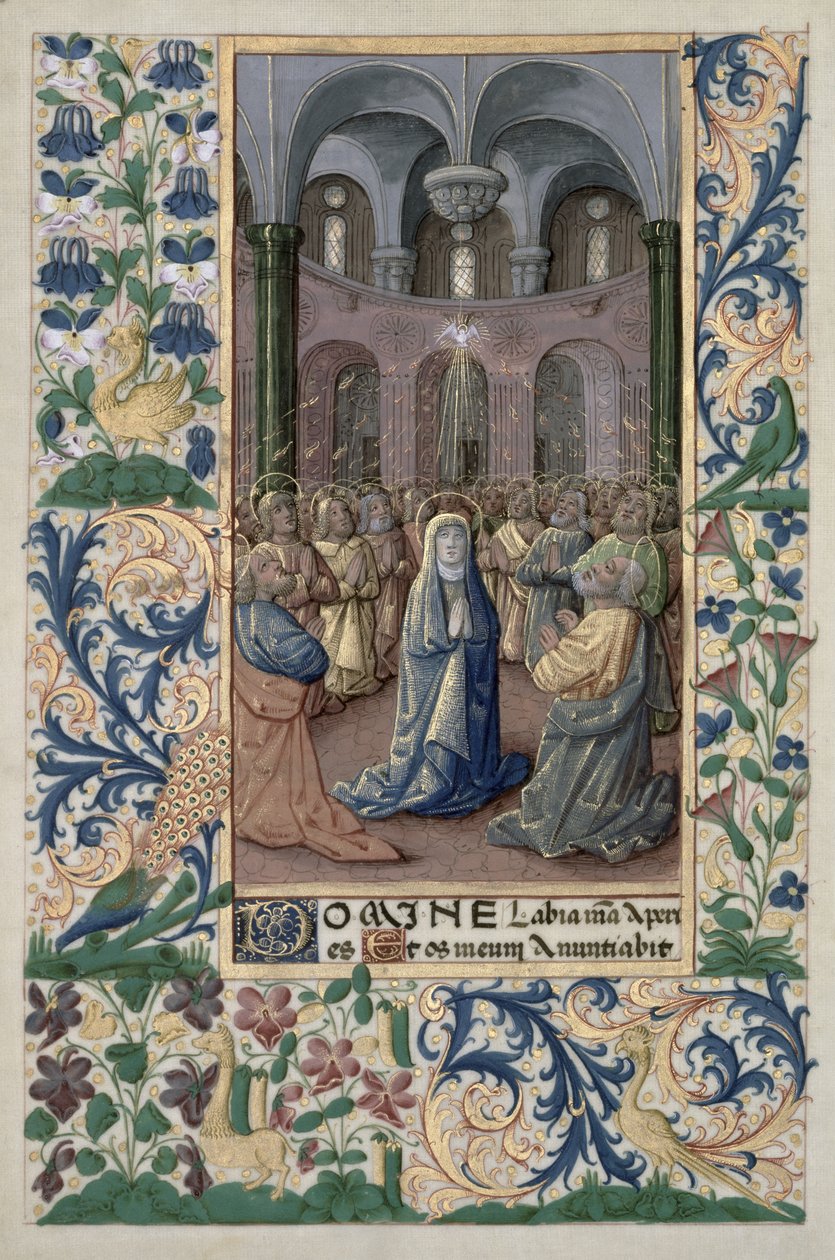 Ms Lat. Q.v.I.126 f.86v Pentecôte, du 