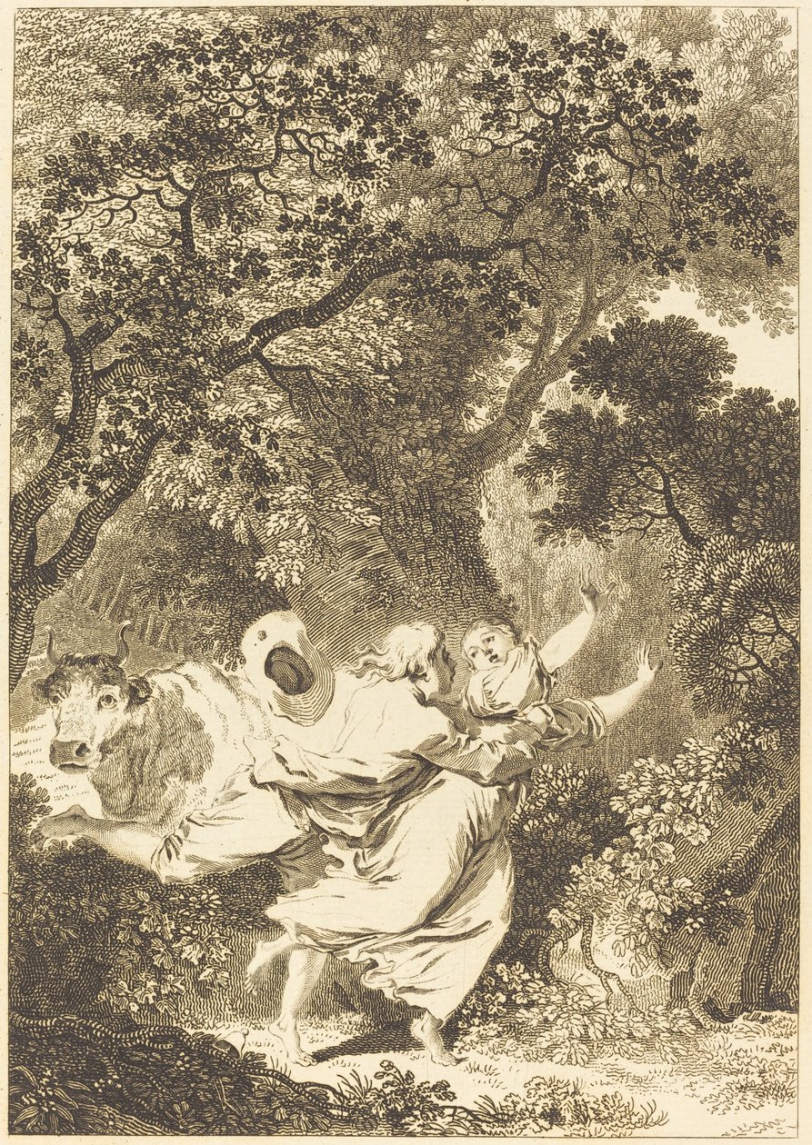 La clochette - Jean Dambrun after Jean Honoré Fragonard