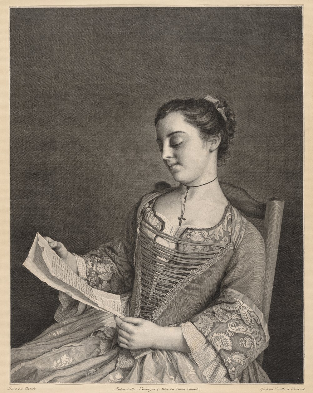 Mademoiselle Lavergne - Jean Daullé