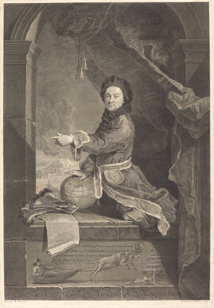 Pierre Louis Moreau de Maupertuis - Jean Daullé after Robert Levrac Tournieres