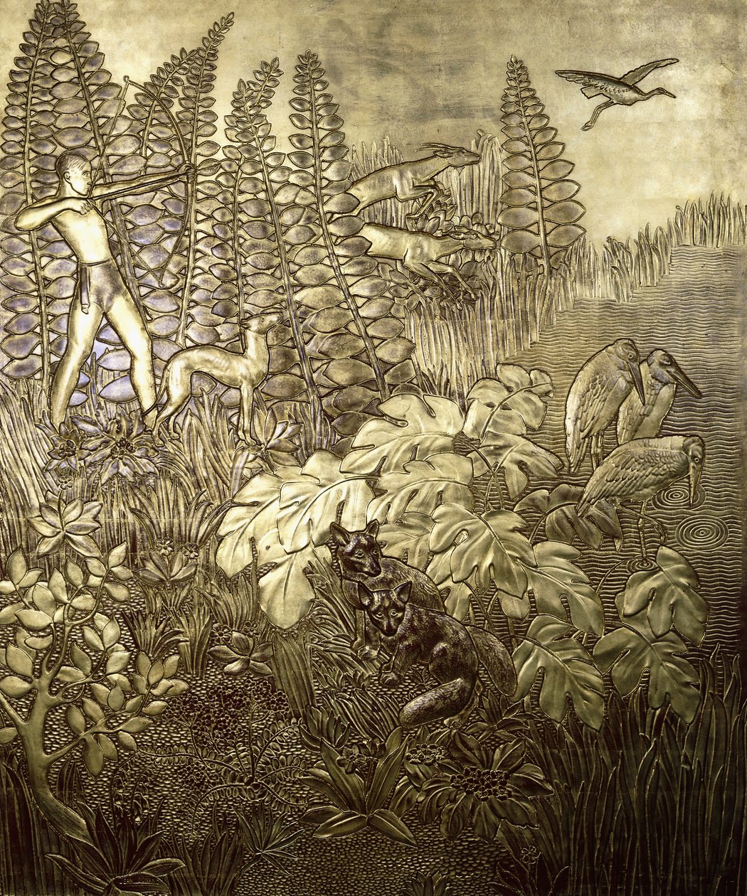 La Chasse - Jean Dunand