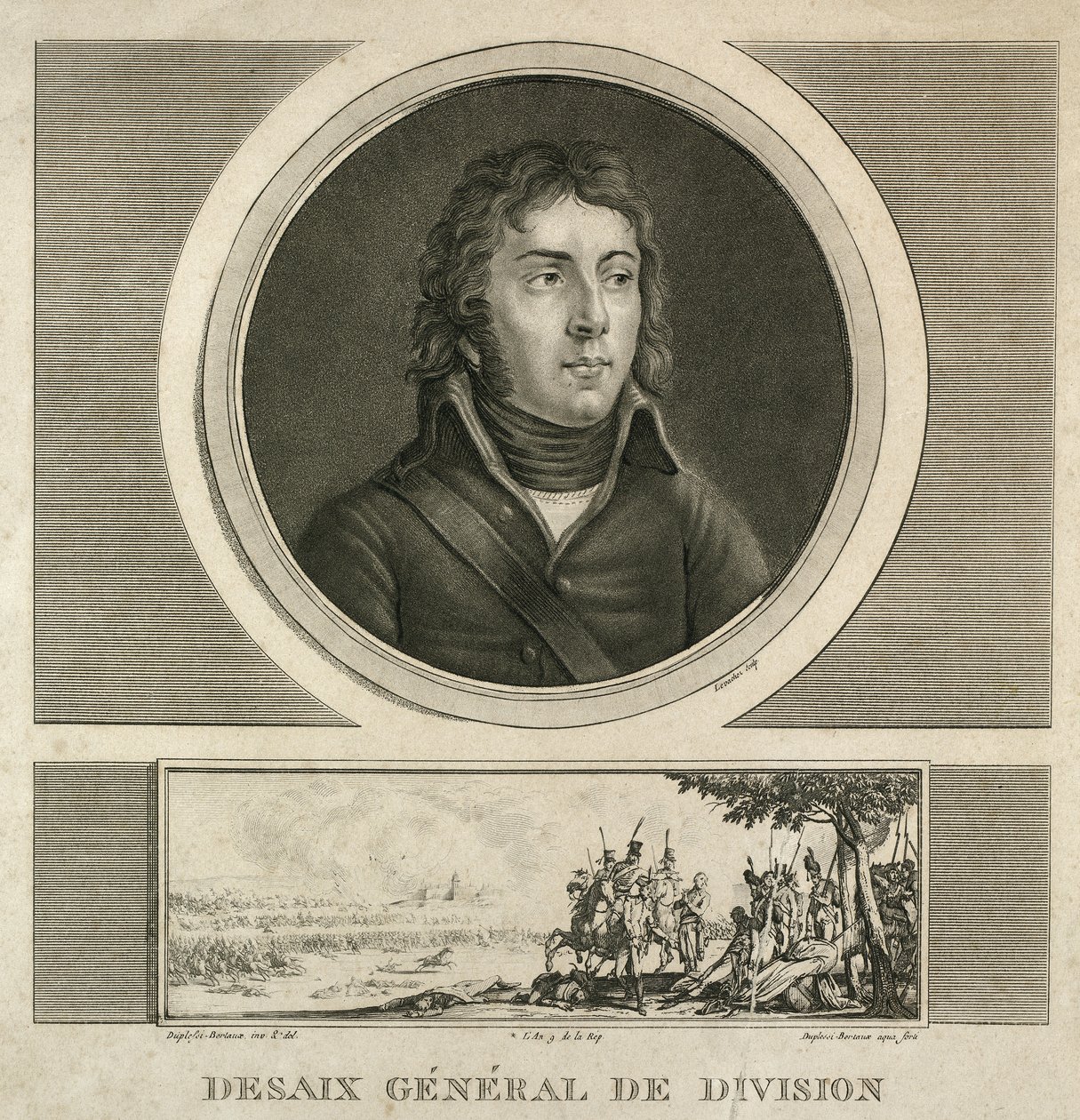Portrait du général Louis Charles Antoine Desaix (vers 1800 - 1815) - Jean Duplessi Bertaux