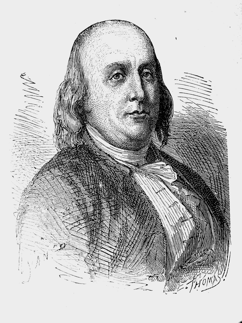Benjamin Franklin - Jean Edouard Dargent