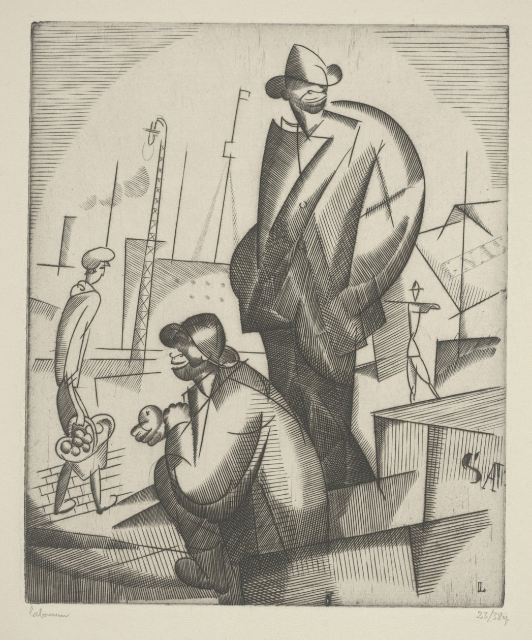 Dockers noirs - Jean Emile Laboureur