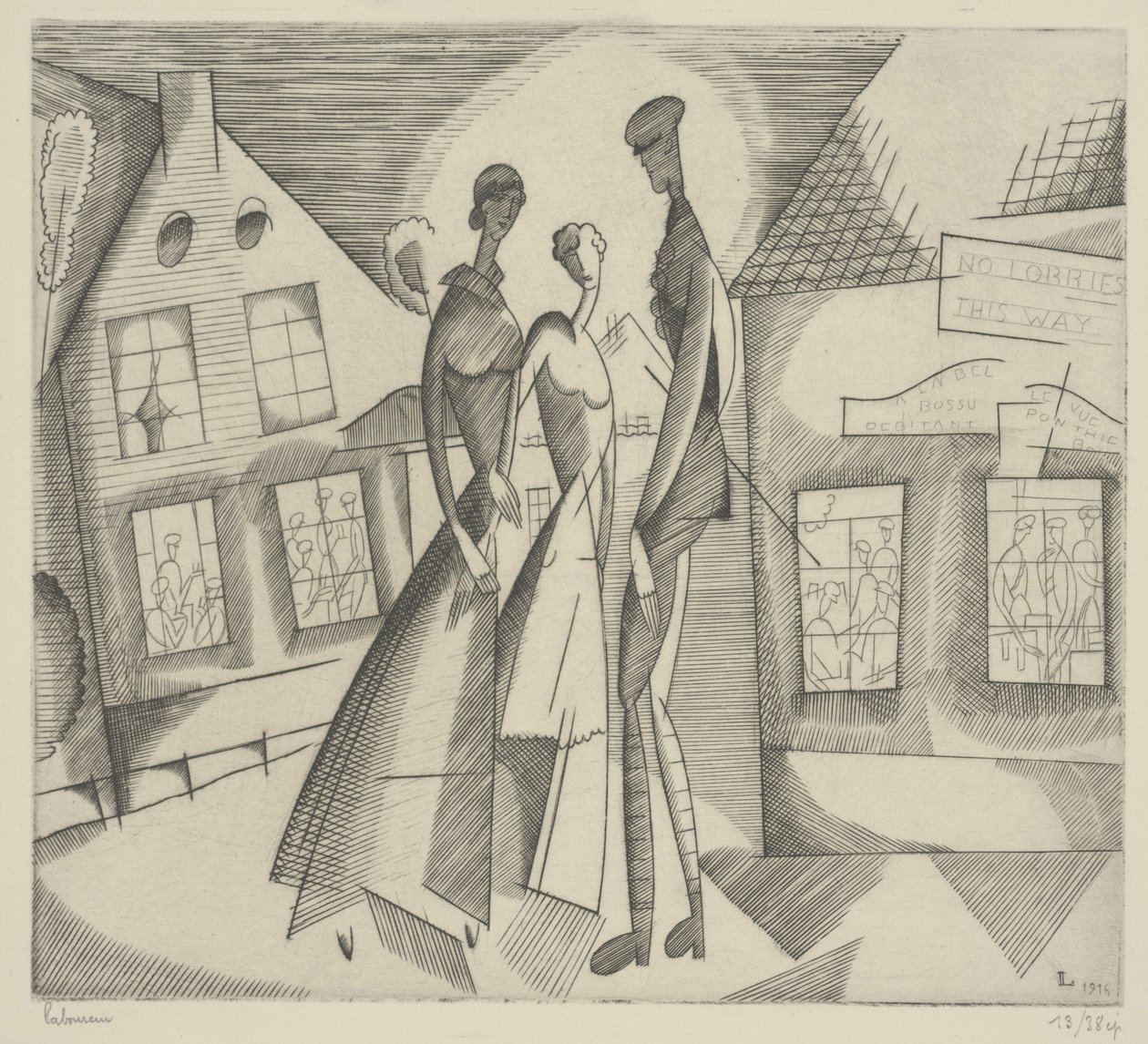Soirée au village - Jean Emile Laboureur