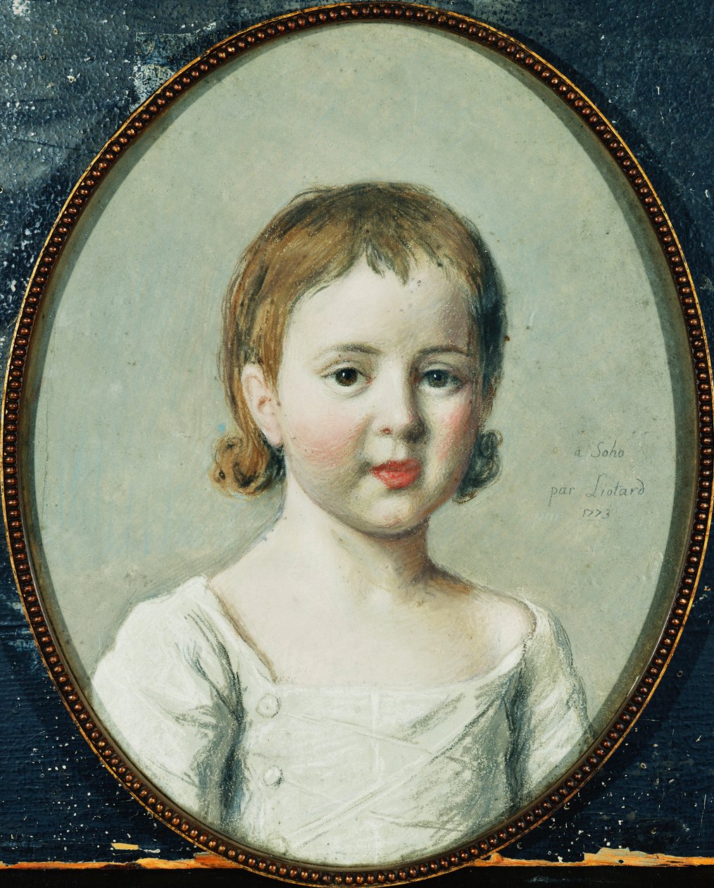 Portrait de Matthew Robinson Boulton, buste âgé de 3 ans - Jean Étienne Liotard
