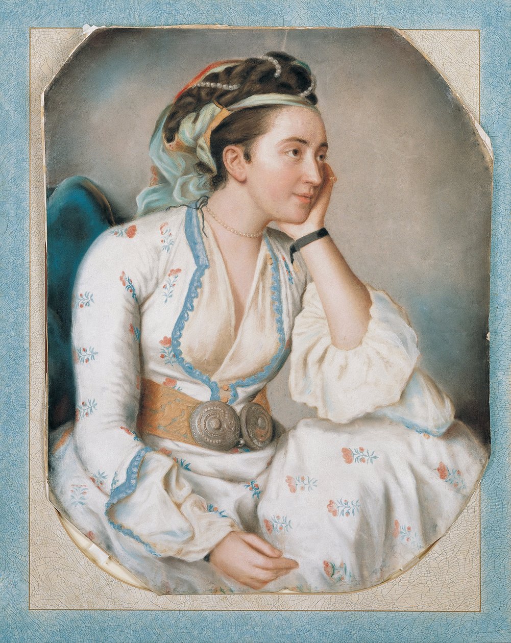 Femme en costume turc - Jean Étienne Liotard