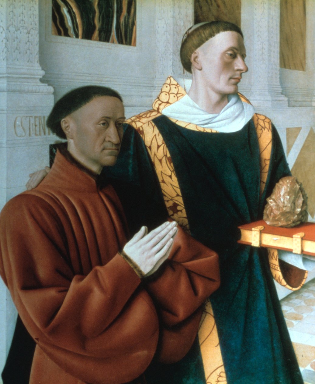 Étienne Chevalier et Saint Étienne, vers 1450 - Jean Fouquet