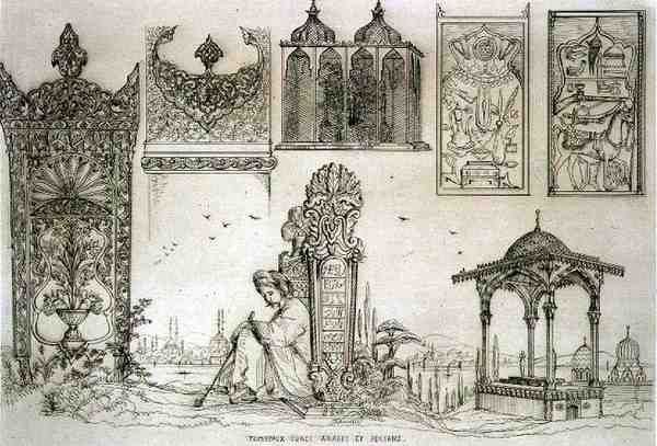 Exemples de Tombes Turques, Arabes et Perses, de 