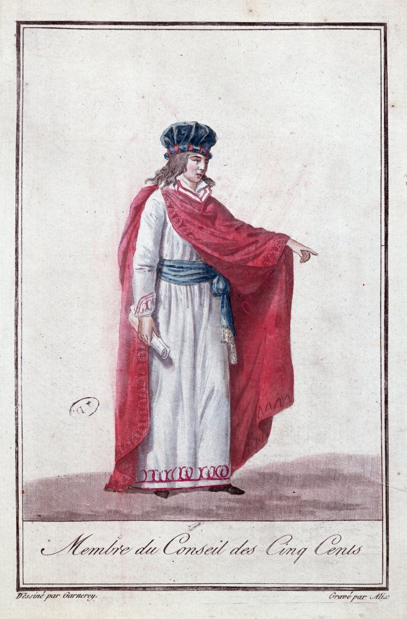 Membre du Conseil des Cinq-Cents pendant la période du Directoire, 1795-99 - Jean Francois Garneray