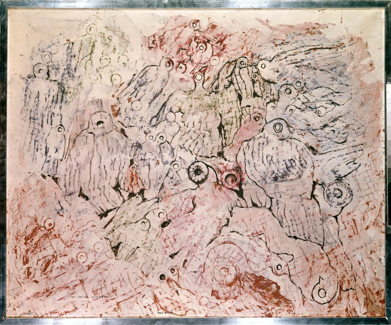 Aux 100 000 colombes Peinture de Max Ernst (1891 - 1976) - Jean Francois Garneray
