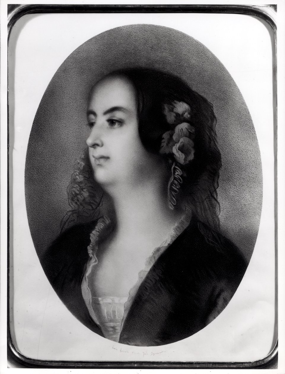 Madame Hanska (1801-82) gravée par Emile Lassalle (1813-71) - Jean Francois Gigoux