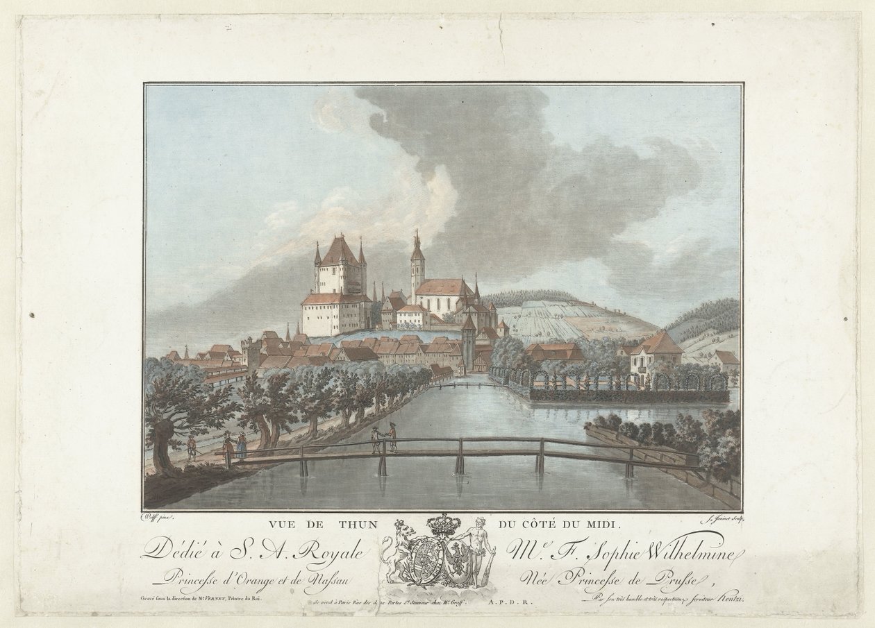 Vue de Thun - Jean Francois Janinet