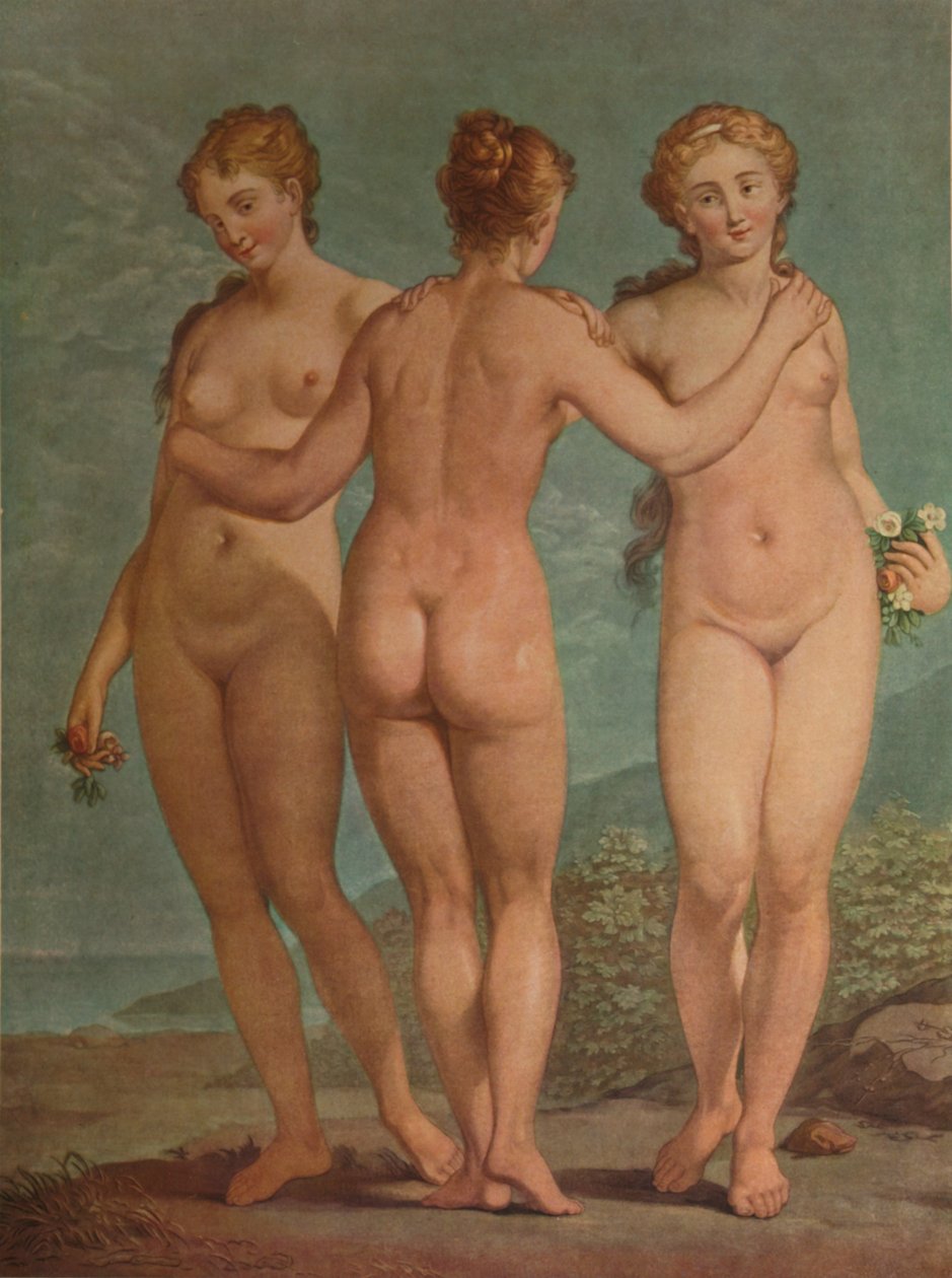 Les Trois Grâces, vers 1785, 1913 - Jean Francois Janinet
