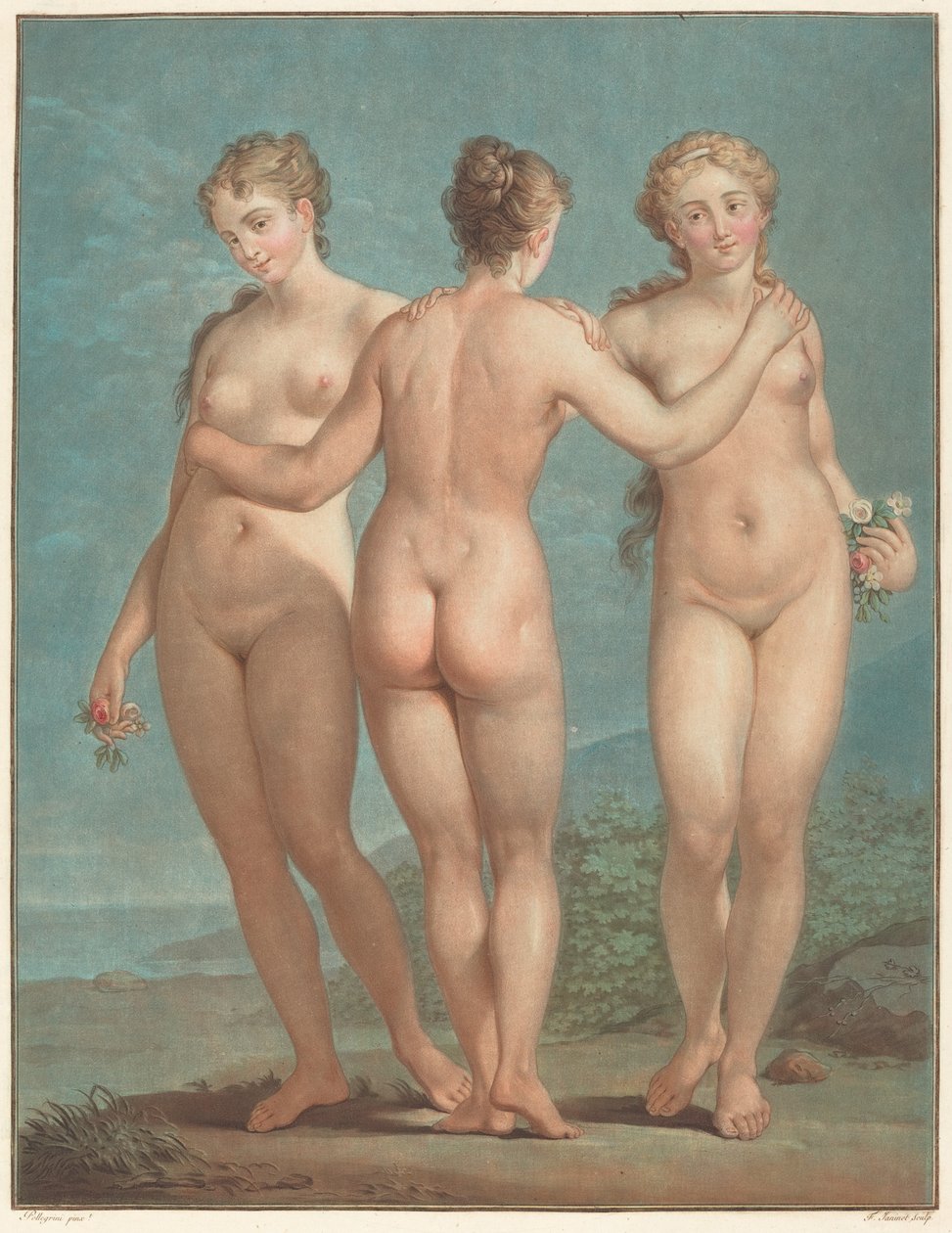 Les Trois Grâces - Jean Francois Janinet