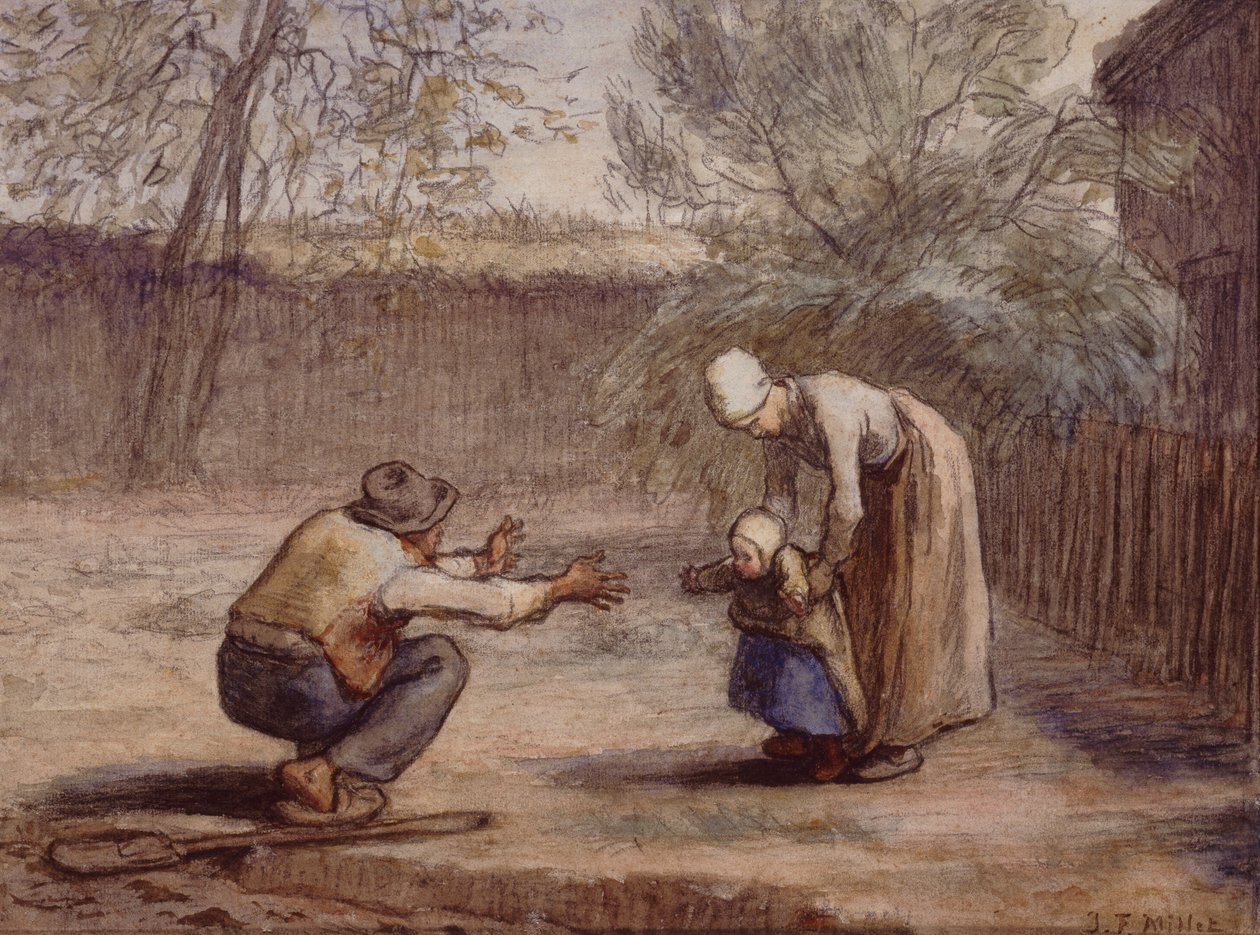 Premiers pas - Jean Francois Millet