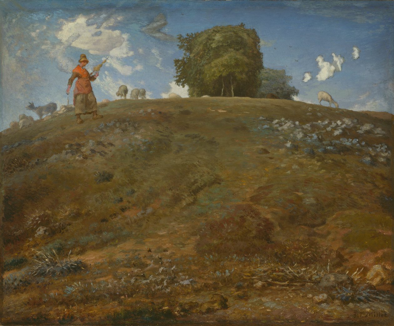 En Auvergne - Jean-Francois Millet
