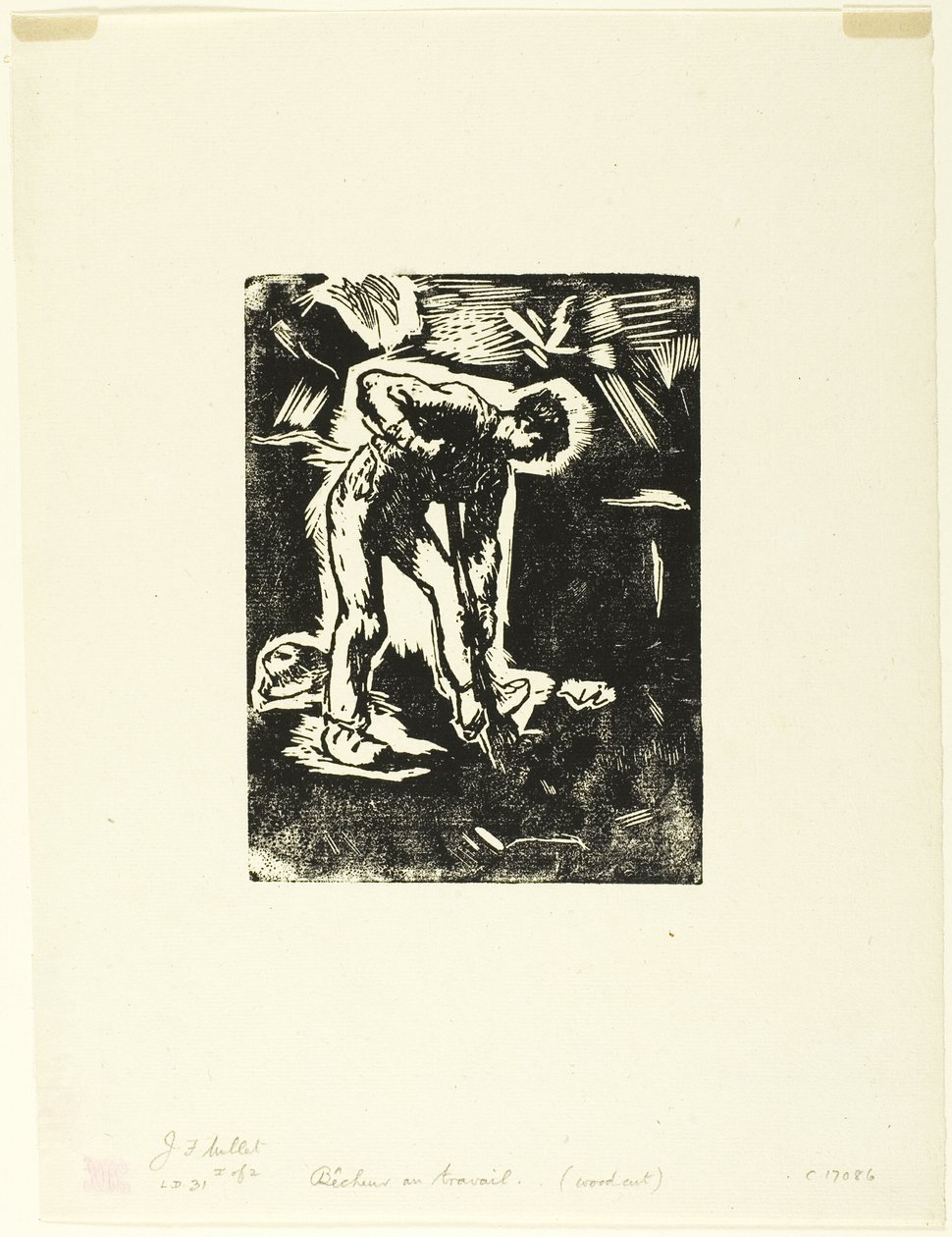Paysanne creusant - Jean Francois Millet