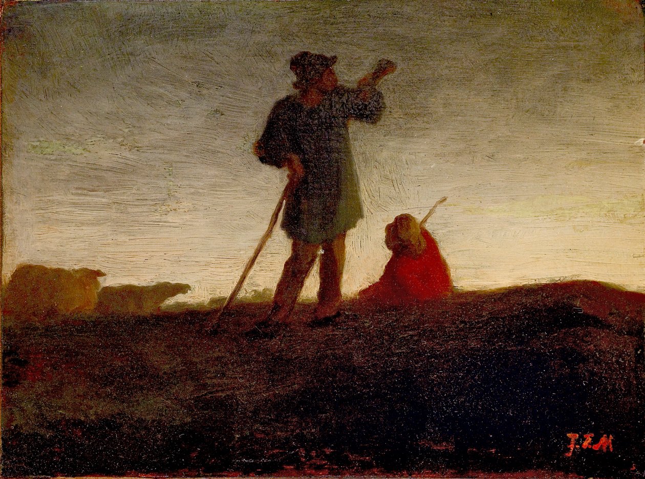 Rappel du troupeau - Jean Francois Millet