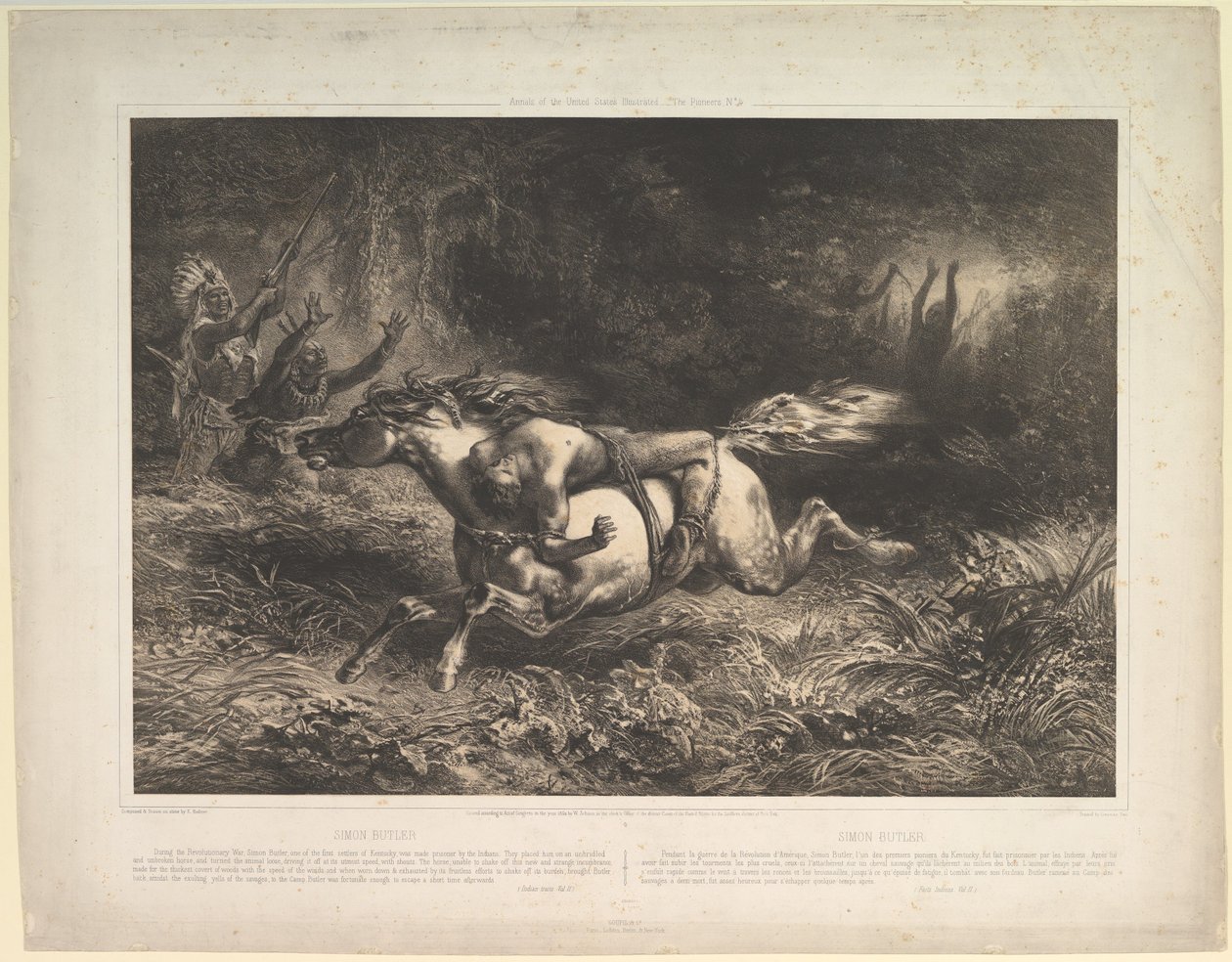 Simon Butler Indian Trails, vol. II, 1852 - Jean Francois Millet