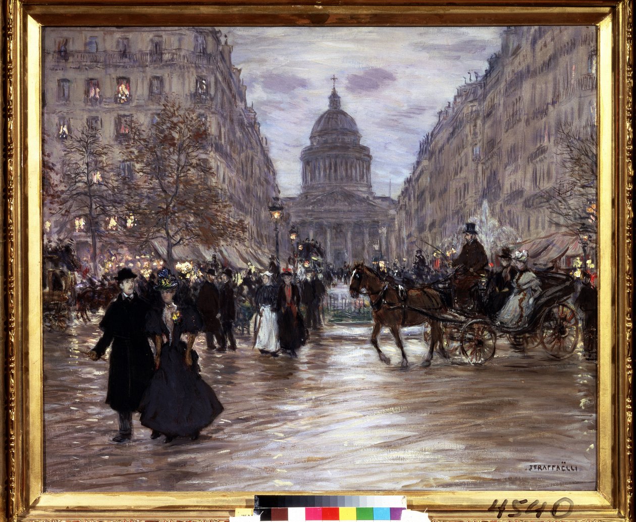 Le boulevard Saint-Michel - Jean Francois Raffaelli