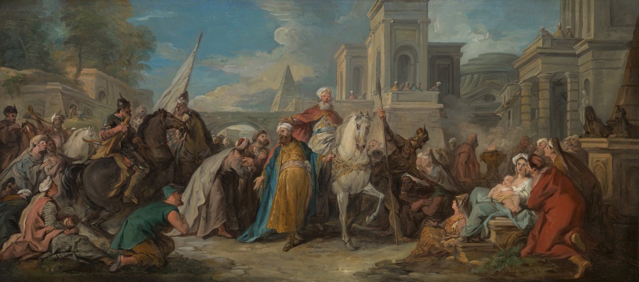 Le triomphe de Mardochée, vers 1736 - Jean François de Troy