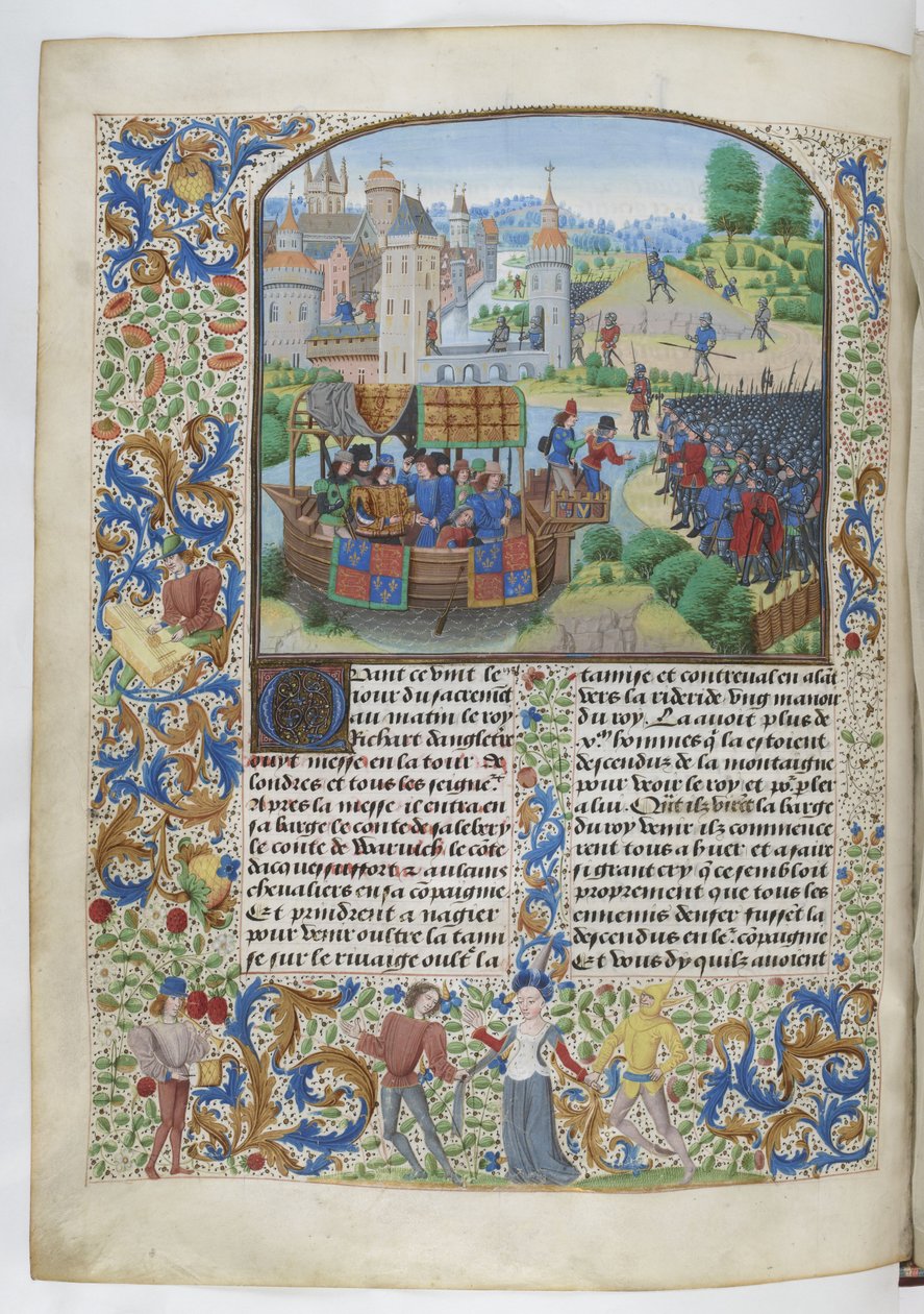 Jean Froissart, Chroniques, 154v, 12148 btv1b8438605hf336, original - Jean Froissart