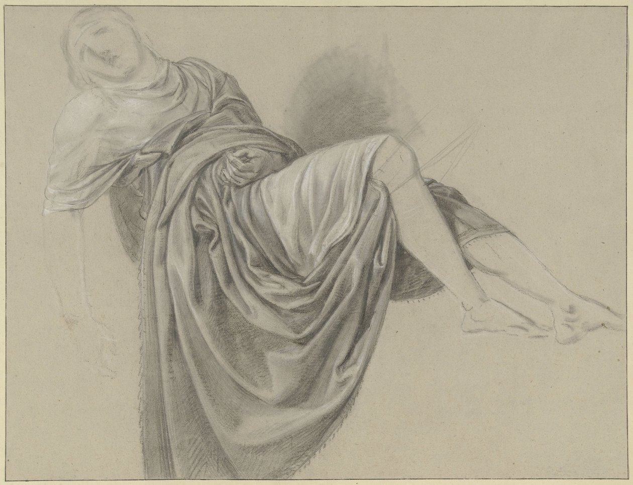 Étude de draperie d