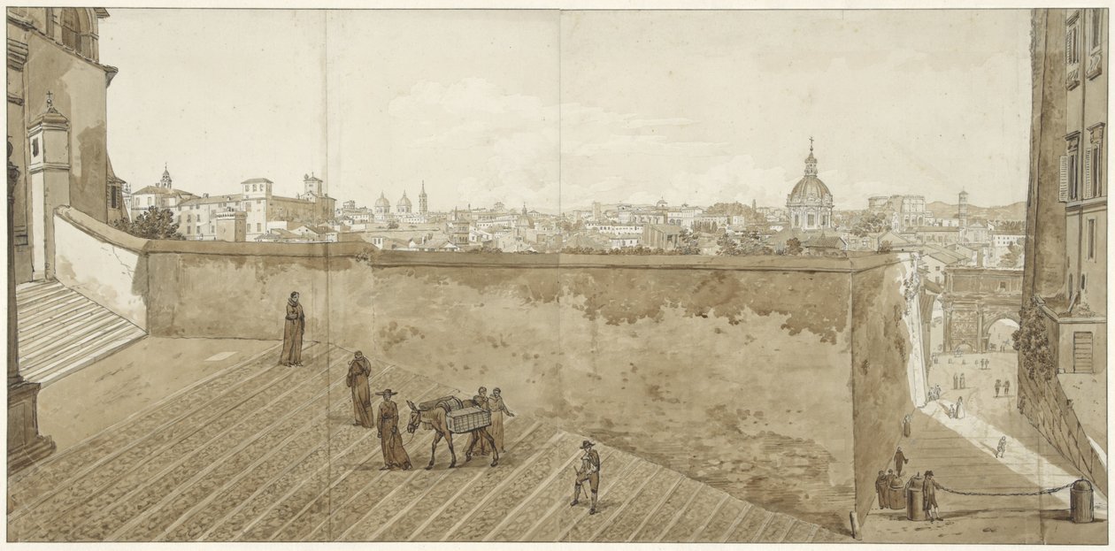Vue de Rome depuis le Capitole - Jean Grandjean