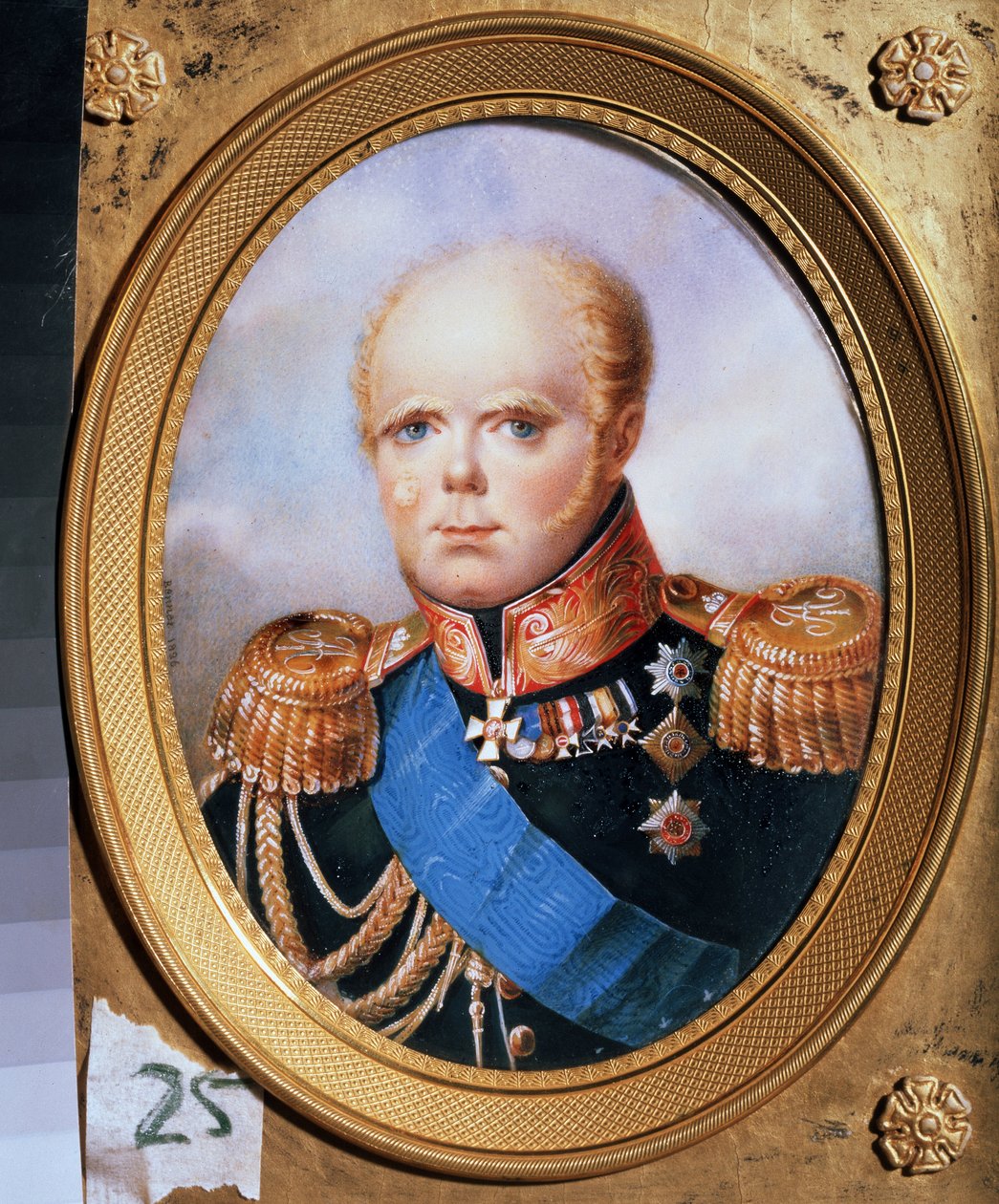 Portrait du grand-duc Constantin Pavlovitch de Russie - Jean Henri Benner