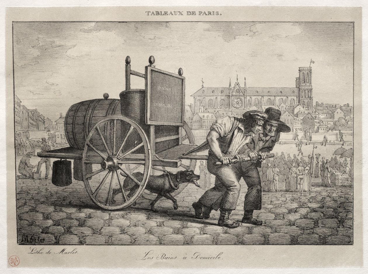 Scènes de Paris : Bains à Domicile - Jean Henri Marlet