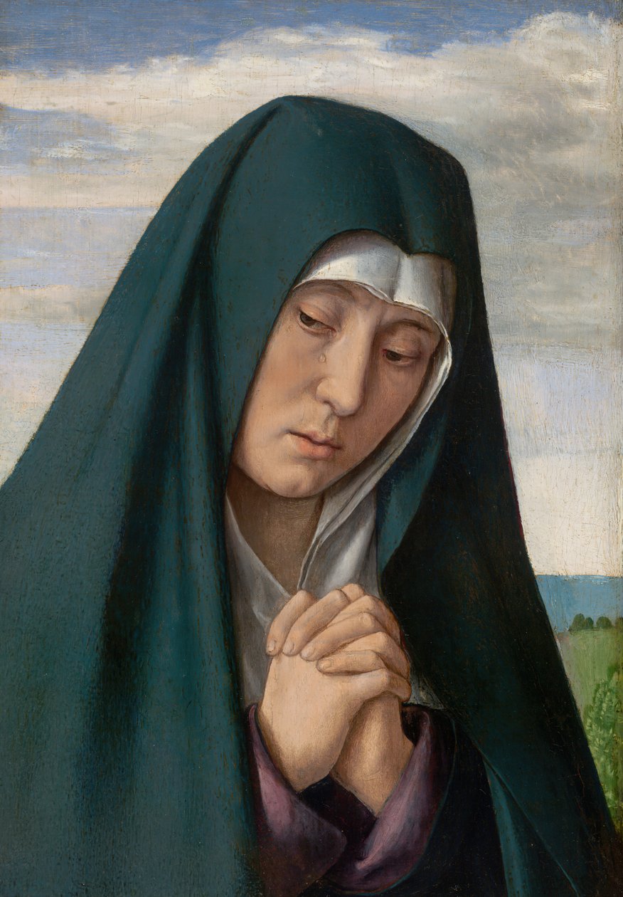 Fragment de Christ portant la croix : Vierge en deuil, 150005 - Jean Hey