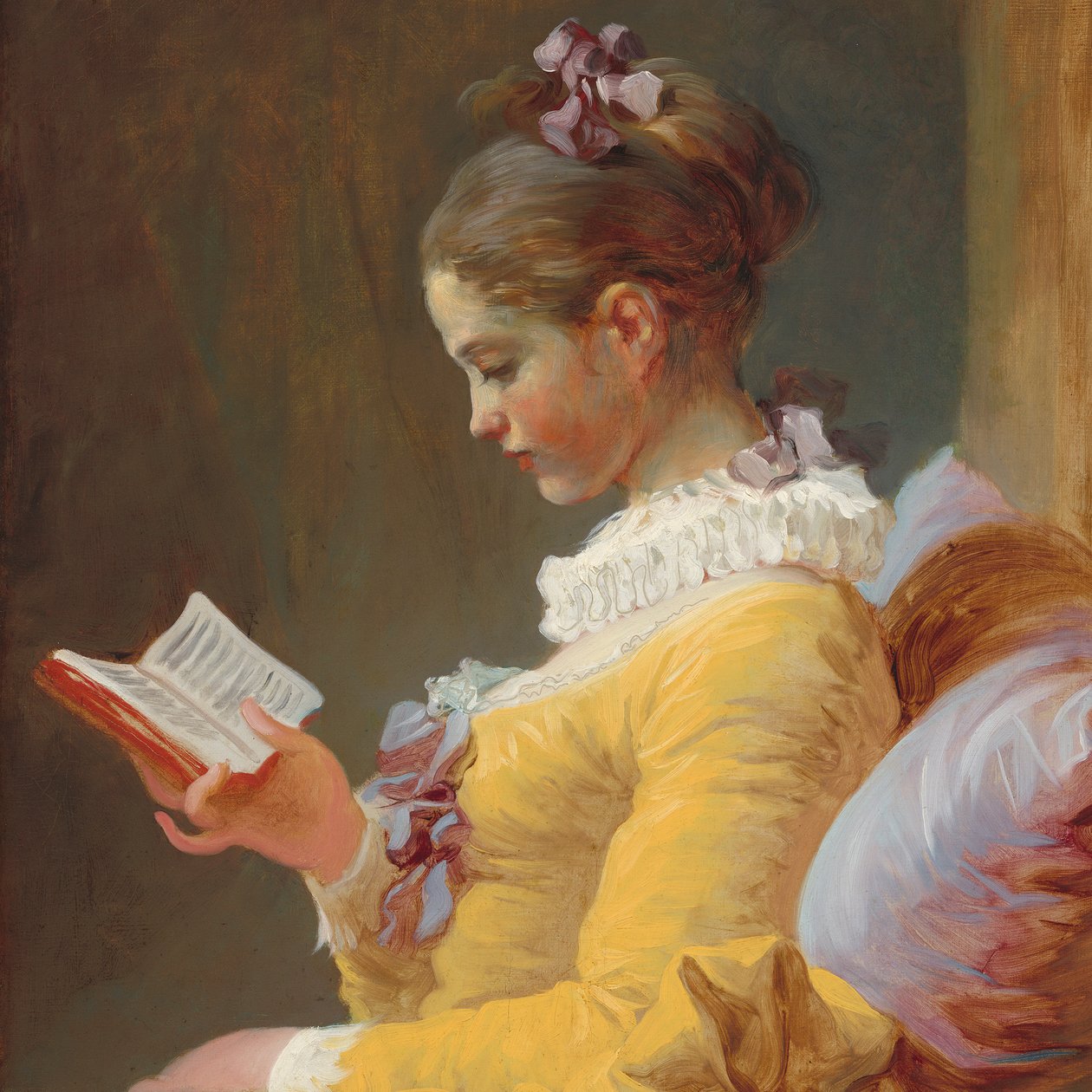 French: Jeune Fille lisant The Reader - Jean Honore Fragonard