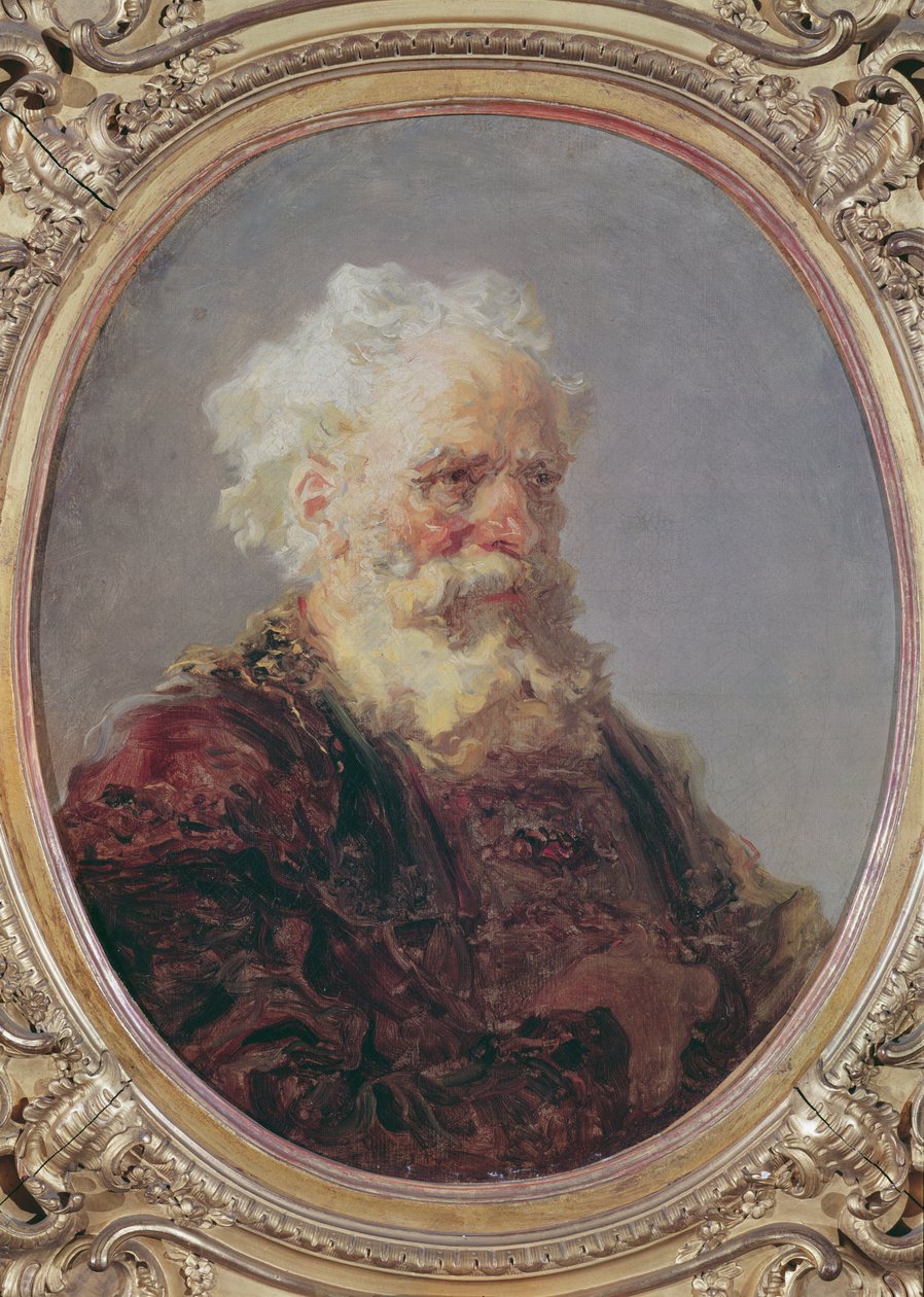 Un vieil homme aux cheveux blancs, vers 1767 - Jean Honore Fragonard