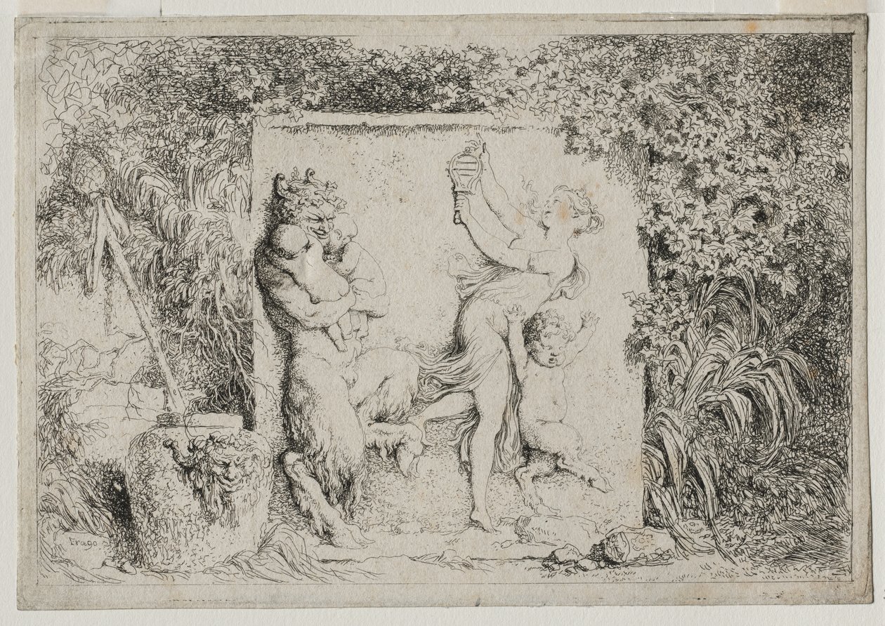 Bacchanales : La danse des satyres, 1763 - Jean Honore Fragonard